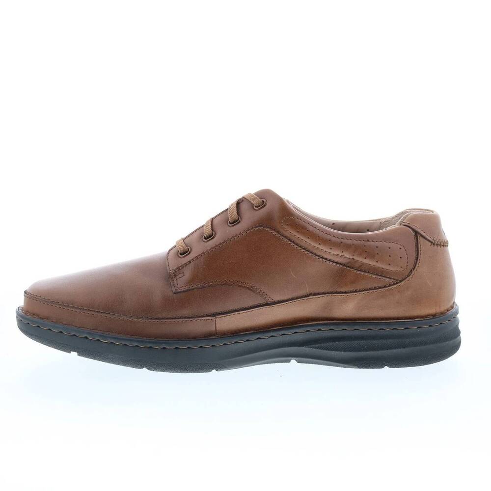 NEW DREW men's toledo leather oxford shoes in dark brown